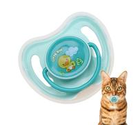 Pzuryhg Dog Toy - Puppy Teething Silicone Pacifier, Small Pet Soothing Chew Accessory with Textured Gum Massage, Interactive Play Feature, Ideal for Indoor Outdoor Travel Comfort