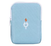 Pzuryhg Electronics Travel Organizer, Waterproof Tech Accessories Travel Case, Oxford Cloth, Cable and Charger Storage Pouch, For Cords, Phone, Earbuds, Power Bank, 1 Pack Black, Versatile