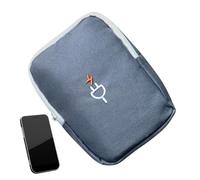 Pzuryhg Electronics Travel Organizer, Waterproof Tech Accessories Travel Case, Oxford Cloth, Cable and Charger Storage Pouch, For Cords, Phone, Earbuds, Power Bank, 1 Pack Black, Versatile