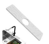 Pzuryhg Faucet Sink Mat - Fast Water Absorbing Anti Slip Tray, Splash Guard and Drying Stone Protector, Durable Kitchen and Restroom Feature, Ideal for Home Hotel Household Use