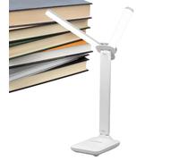 Pzuryhg Folding Desk Light, Cordless LED Lamp, Tabletop LED Lamp, Rechargeable Desk Lamp, Bedside Reading Light, Foldable Table Lamp, Double Light Source, LED Table Light