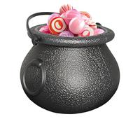 Pzuryhg Halloween Candy Bucket, Trick or Treat Pot, PP Reusable Container, Decorative Prop for Holiday Events, Kids, Adults, Girls, Boys, Toddler, Indoor, Outdoor, Party Accessory, 7x5x5.3cm