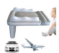 Pzuryhg Inflatable Kids Travel Bed, Blow Up Mattress with High Sides, Airplane Seat Extender Bed for Children on Airplane Seats