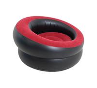 Pzuryhg Inflatable Sofa Chair, Blow Up Lazy Flocking Lounge Seat, Portable Air Couch Camping Furniture for Bedroom, Movie Night, Dorm Room, Living Room, Outdoor Garden, Indoor Patio, Balcony