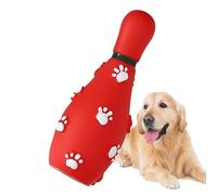 Pzuryhg Juguetes masticables para Perros, Juguetes para Perros Resistentes Squeaky, interactivos Resistentes a mordeduras para Razas Grandes/Medianas/pequeñas, Juguetes navideños para Mascotas