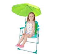 Pzuryhg Kids Beach Chair - Folding Sand Seating Design, Child Umbrella Shade Support with Wind Guard Protection Advantage, Stable Frame Comfort Function, Ideal for Seaside Trips Poolside Picnic Days