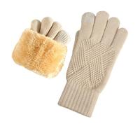 Pzuryhg Knit Warm Gloves - Winter Cold Weather Mittens, Stretchy Handwear with Touchscreen-Friendly Design, Flexible Comfort, Ideal for Hiking Cycling Driving Skating Riding Work Outdoor Adventures