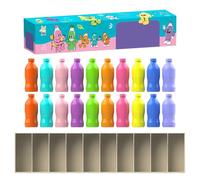 Pzuryhg Memory Game, Matching Bottle Colors Game, ABS Educational Activities Learning Toy for Kids, Adults, Classroom, Party, Family, Picnic, Beach, Backyard, Fun Interactive Play, 2x2x5cm