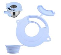 Pzuryhg Mixer Bowl Cover - Silicone Splash Guard, Adjustable Kitchen Bowl Protector with Stretch Fit Edge, Spill Prevention Feature, Ideal for Baking Bread Dough Meal Prep Cooking