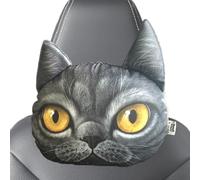Pzuryhg Neck Pillow - Adorable Cat Car Cushion, Ergonomic Vehicle Support for Driving and Sleeping with Soft Comfortable Memory Foam Fit, Ideal for Kids Children Long Trips Daily Use