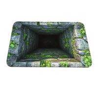 Pzuryhg Optical Illusion Rug - Visual Floor Mat, Deep Hole 3D Graphic Design with Anti Skid Bottom Layer, Soft Texture Polyester Fiber Material, Ideal for Guest Room Dorm Decoration