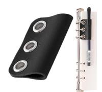 Pzuryhg Pen Clip - Loop Holder, Elastic Notebook Strap Support with Adjustable Brass Tension Clasp, Journaling Tool Attachment, Ideal for Planning Scheduling Professional Workplace Use