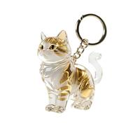 Pzuryhg Pet Hair Keyring - Miniature Cat Memory Keepsake, Keychain for Collection, Personalized Memorial Accessory, Ideal for Decoration and Gift Giving