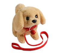 Pzuryhg Plush Puppy - Electronic Barking Animal Toy, Motorized Walking Companion Figure with Gentle Movement Effects, Child Friendly Cuddle Design, Ideal for Pretend Play Christmas Surprises