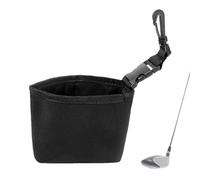 Pzuryhg Portable Golf Cleaning Kit, Club Grooves Cleaner, Golf Ball Wash Bag, Golf Cleaner, Easy to Use Golf Accessory, Golf Cleaning Supplies Suitable Use for Compact Golf Washer