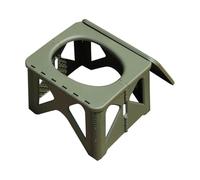 Pzuryhg Portable Toilet Seat, Folding Camping Stool, Adult Potty Bench, Compact Design, Lightweight Frame, Quick Setup, Easy Carry, Stable Support, Perfect for Hiking, Tent, RV, Fishing, Travel