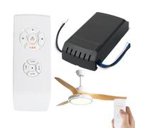 Pzuryhg Remote Control - Ceiling Fan Light Transmitter, Small Size Receiver Kit with Sturdy Signal Stable Circuit Board, Three Speed Wind Adjustment Function, Ideal for Home Bedroom Living Area Use