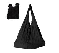 Pzuryhg Reusable Tote - Expandable Carryall Transport Sack, Capacity Shopper with Reinforced Grip Easy Packing Feature, Ideal for Work College Market Errands Vacations