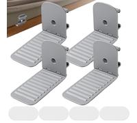 Pzuryhg Sheet Holders, Fitted Sheet Clips Mattress Protectors, 4-Piece Non-Slip Bedsheet Grippers with Adjustable Straps, Secure Corner Fasteners for Hotel, Bedroom, Kids Room, Dorm, Home