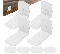 Pzuryhg Sheet Holders, Fitted Sheet Clips Mattress Protectors, 4-Piece Non-Slip Bedsheet Grippers with Adjustable Straps, Secure Corner Fasteners for Hotel, Bedroom, Kids Room, Dorm, Home