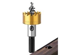 Pzuryhg Sierra perforadora para metal, perforadora de acero de alta velocidad,Herramienta de corte abridor de sierra con broca - Brocas de acero de alta velocidad para sierra