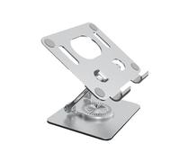 Pzuryhg Soporte elevador para cuaderno, soporte portátil para tableta para uso ergonómico, material de metal con ventilación de refrigeración, construcción duradera y bordes de seguridad para sala de