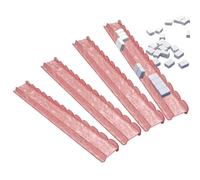 Pzuryhg Soportes Festoneados para Mahjong con Empujadores Magnéticos - Festoneado 50,8 Centímetros | Portafichas Mah Jongg Americano - para Mujeres Hombres Noche de Juegos Reuniones Viajes Vacaciones