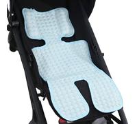 Pzuryhg Stroller Pad - Breathable Cooling Seat Liner, Soft Infant Temperature Comfort Mat with Air Circulation Relief Advantage, Heat Reduction Support Function, Ideal for Summer Walks Travel Outings