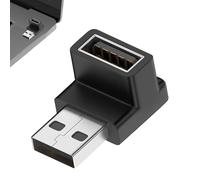 Pzuryhg USB Adapter - 90 Degree Connector USB 3.0 A Male to Female, High Speed 10GBPS Data Transfer Extender, Compact Laptop PC TV Connection, Ideal for Desk and Entertainment Setup
