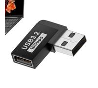 Pzuryhg USB Adapter - 90 Degree Connector USB 3.0 A Male to Female, High Speed 10GBPS Data Transfer Extender, Compact Laptop PC TV Connection, Ideal for Desk and Entertainment Setup