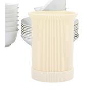 Pzuryhg Utensil Holder, Elegant Cutlery Organizer with Drainage Design, PP Spoon and Fork Organizer, Multifunctional Cooking Utensil Holders, Chopstick Storage for Kitchen, 11.5X11.5X14.5cm