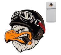 Pzuryhg Vehicle Eagle Sticker - Majestic Soaring Emblem, Waterproof Auto Exterior Decoration with Vibrant Ink Details, Easy Peel Scratches Covering System, Ideal for Workplace Fleet Trucks