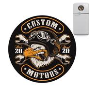 Pzuryhg Vehicle Eagle Sticker - Majestic Soaring Emblem, Waterproof Auto Exterior Decoration with Vibrant Ink Details, Easy Peel Scratches Covering System, Ideal for Workplace Fleet Trucks