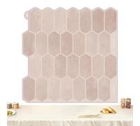 Pzuryhg Vinyl Tiles - Removable Wall Decals, Self Adhesive Geometric Cover with Water Resistant Coating, Easy Wipe Clean Texture, Ideal for Home Renovation Projects