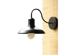 Pzuryhg Wall Lighting - Retro Outdoor Porch Sconce, Weatherproof Farmhouse Mounted Lamp with Decorative Arm, Classic Victorian Aesthetic Glow, Ideal for Workplace Entryway Living Room Garden