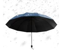 Pzuryhg Windproof Umbrella - Heavy Duty 12 Rib Parasol, UV Protection Shield with Automatic Open or Close, Large Lightweight Folding Canopy, Ideal for Outdoor Sun Golf Dorms College Sports