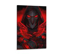 PZXXUEHY Póster de juego de lucha sangrienta de la muerte y la muerte, póster decorativo de lienzo para pared e impresión artística moderna de decoración de dormitorio familiar, pósteres de 20 x 30