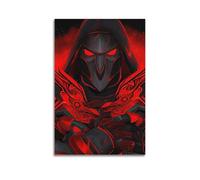 PZXXUEHY Póster de juego de lucha sangrienta de la muerte y la muerte, póster decorativo de lienzo para pared e impresión artística moderna para decoración de dormitorio familiar, 20 x 30 cm