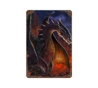 PZXXUEHY Póster de Monster Hunter World Game para decoración de pared, póster de metal moderno, decoración de bar, 30 x 20 cm