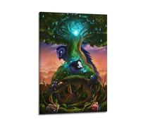 PZXXUEHY Póster decorativo de Ori y el bosque ciego para pared e impresión artística moderna para dormitorio familiar, 30 x 45 cm
