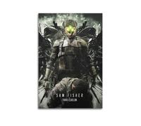 PZXXUEHY Póster decorativo de Splinter Cell de Sam Fisher para pared, lienzo y arte impreso, moderno, decoración de dormitorio familiar, 50 x 75 cm