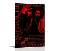 PZYASX Conan Gray Superache - Póster impermeable para pared, pintura decorativa adecuada para oficina, dormitorio, sala de estar, póster de 60 x 90 cm, estilo marco