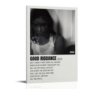 PZYASX Gracie Abrams Good Riddance - Póster impermeable para pared, lienzo decorativo, adecuado para oficina, dormitorio, sala de estar, póster de 40 x 60 cm, estilo marco