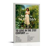 PZYASX Lyn Lapid To Love in The 21st Century - Póster impermeable para pared, lienzo decorativo adecuado para oficina, dormitorio, sala de estar, póster de 20 x 30 cm, estilo marco