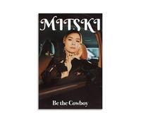 PZYASX Mitski Be The Cowboy - Póster impermeable para pared, pintura decorativa adecuada para oficina, dormitorio, sala de estar, póster de 50 x 75 cm, estilo sin marco