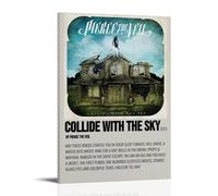 PZYASX Póster impermeable de Pierce The Veil Collide with the Sky para pared, lienzo decorativo, adecuado para oficina, dormitorio, sala de estar, póster de 30 x 45 cm, estilo marco