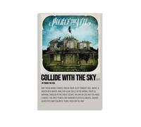PZYASX Póster impermeable de Pierce The Veil Collide with the Sky para pared, pintura decorativa adecuada para oficina, dormitorio, sala de estar, póster de 60 x 90 cm, estilo sin marco