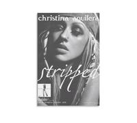 PZYASX Stripped-Christina Aguilera - Póster impermeable para pared, pintura decorativa adecuada para oficina, dormitorio, sala de estar, póster de 20 x 30 cm, estilo sin marco
