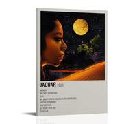 PZYASX Victoria Monét Jaguar - Póster impermeable para pared, lienzo decorativo adecuado para oficina, dormitorio, sala de estar, póster de 60 x 90 cm, estilo marco