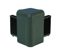 Q 4504 DG - Esquina para marco de tapa, color gris oscuro